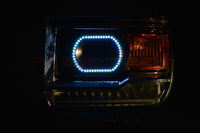 GMC Sierra V.3 Fusion Color Change LED Halo Headlight Kit 2014-2015