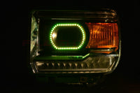 GMC Sierra V.3 Fusion Color Change LED Halo Headlight Kit 2014-2015