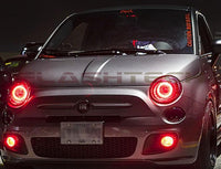 Fiat 500 V.3 Fusion Color Change LED Halo Headlight Kit 2012-2013
