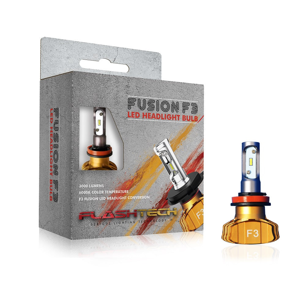 F3 Fusion LED Headlight Bulb: H3 Bulb Size