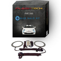 Fiat 500 V.3 Fusion Color Change LED Halo Headlight Kit 2012-2013