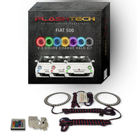 Fiat 500 V.3 Fusion Color Change LED Halo Headlight Kit 2012-2013
