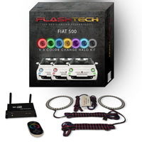 Fiat 500 V.3 Fusion Color Change LED Halo Headlight Kit 2012-2013