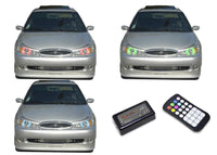 Ford Contour V.3 Fusion Color Change LED Halo Headlight Kit 1998-2000