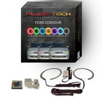 Ford Contour V.3 Fusion Color Change LED Halo Headlight Kit 1998-2000