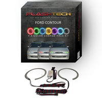 Ford Contour V.3 Fusion Color Change LED Halo Headlight Kit 1998-2000