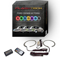 Ford Crown Victoria V.3 Fusion Color Change LED Halo Headlight Kit 1998-2011