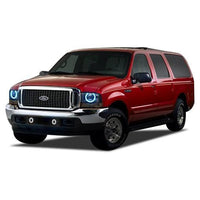 Ford Excursion V.3 Fusion Color Change LED Halo Headlight Kit 2000-2004