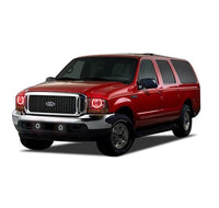 Ford Excursion V.3 Fusion Color Change LED Halo Headlight Kit 2000-2004