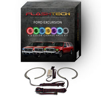 Ford Excursion V.3 Fusion Color Change LED Halo Headlight Kit 2000-2004