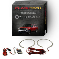 Ford Excursion White LED Halo Headlight Kit 2000-2004