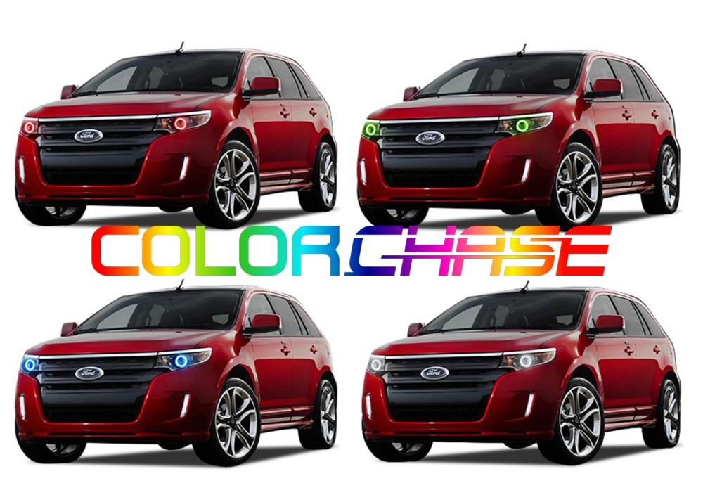 Ford Edge ColorChase LED Halo Headlight Kit 2011-2014
