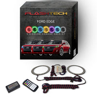 Ford Edge V.3 Fusion Color Change LED Halo Headlight Kit 2011-2014