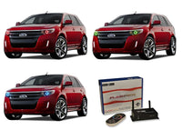 Ford Edge V.3 Fusion Color Change LED Halo Headlight Kit 2011-2014