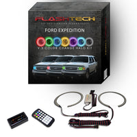 Ford Expedition V.3 Fusion Color Change LED Halo Headlight Kit 1997-2002