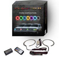 Ford Expedition V.3 Fusion Color Change LED Halo Headlight Kit 1997-2002