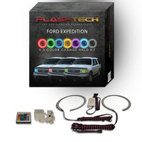 Ford Expedition V.3 Fusion Color Change LED Halo Headlight Kit 1997-2002