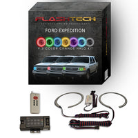 Ford Expedition V.3 Fusion Color Change LED Halo Headlight Kit 1997-2002