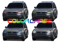Ford Escape ColorChase LED Halo Headlight Kit 2001-2004