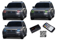 Ford Escape V.3 Fusion Color Change LED Halo Headlight Kit 2001-2004
