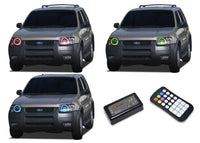 Ford Escape V.3 Fusion Color Change LED Halo Headlight Kit 2001-2004