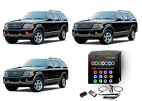 Ford Explorer V.3 Fusion Color Change LED Halo Fog Light Kit 2002-2005