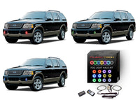 Ford Explorer V.3 Fusion Color Change LED Halo Fog Light Kit 2002-2005