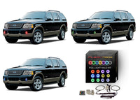 Ford Explorer V.3 Fusion Color Change LED Halo Fog Light Kit 2002-2005