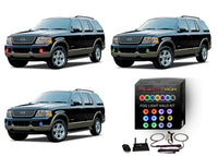 Ford Explorer V.3 Fusion Color Change LED Halo Fog Light Kit 2002-2005