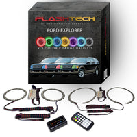 Ford Explorer V.3 Fusion Color Change LED Halo Headlight Kit 2002-2005