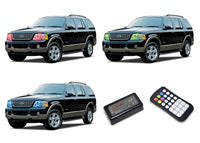 Ford Explorer V.3 Fusion Color Change LED Halo Headlight Kit 2002-2005