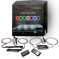 Ford Explorer V.3 Fusion Color Change LED Halo Headlight Kit 2002-2005