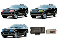 Ford Explorer V.3 Fusion Color Change Headlight & LED Halo Fog Light Kit 2002-2005