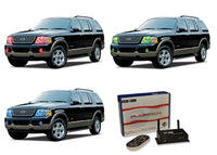 Ford Explorer V.3 Fusion Color Change Headlight & LED Halo Fog Light Kit 2002-2005