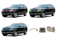 Ford Explorer V.3 Fusion Color Change LED Halo Headlight Kit 2002-2005
