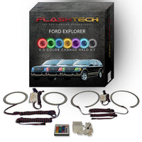 Ford Explorer V.3 Fusion Color Change LED Halo Headlight Kit 2002-2005