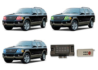 Ford Explorer V.3 Fusion Color Change LED Halo Headlight Kit 2002-2005
