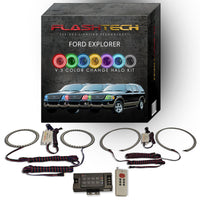 Ford Explorer V.3 Fusion Color Change LED Halo Headlight Kit 2002-2005