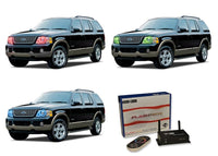 Ford Explorer V.3 Fusion Color Change LED Halo Headlight Kit 2002-2005