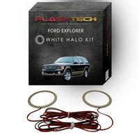 Ford Explorer White LED Halo Fog Light Kit 2002-2005