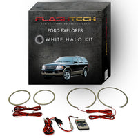 Ford Explorer White LED Halo Headlight Kit 2002-2005
