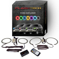 Ford Explorer V.3 Fusion Color Change LED Halo Headlight Kit 2006-2010