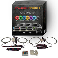 Ford Explorer V.3 Fusion Color Change LED Halo Headlight Kit 2006-2010
