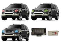 Ford Explorer V.3 Fusion Color Change LED Halo Headlight Kit 2006-2010