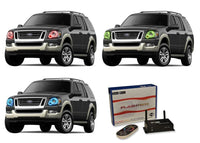 Ford Explorer V.3 Fusion Color Change LED Halo Headlight Kit 2006-2010