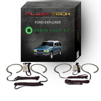 Ford Explorer V.3 Fusion Color Change LED Halo Headlight Kit 1995-2001