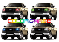 Ford F150 ColorChase LED Halo Headlight Kit 2004-2008