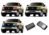 Ford F150 V.3 Fusion Color Change LED Halo Headlight Kit 2004-2008