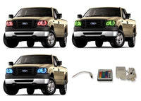 Ford F150 V.3 Fusion Color Change LED Halo Headlight Kit 2004-2008