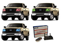 Ford F150 V.3 Fusion Color Change LED Halo Headlight Kit 2004-2008